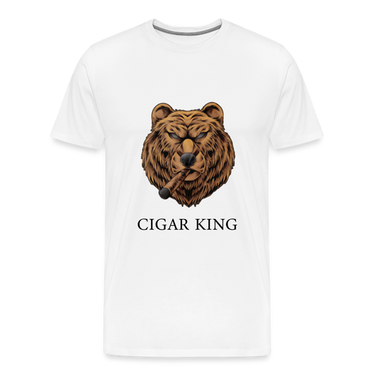 Men's Cigar King T-Shirt - Black - white