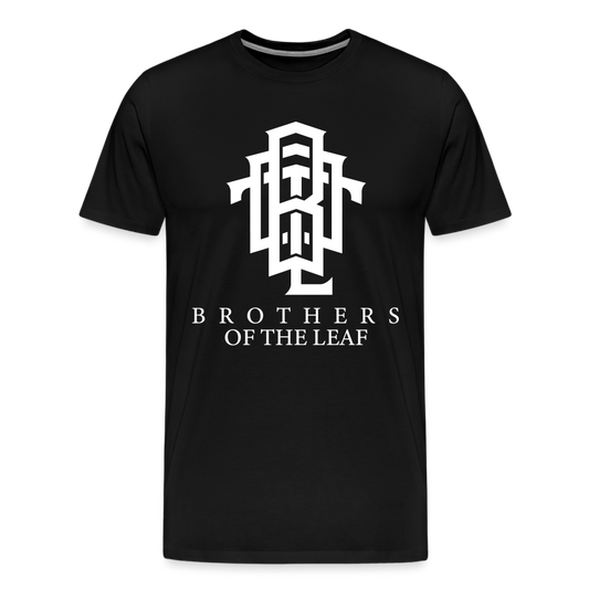 Brothers of the Leaf Monogram T-Shirt - black