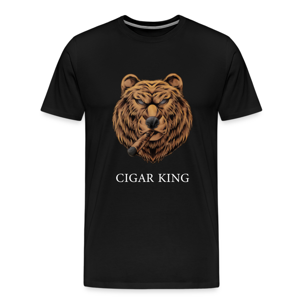 Men's Cigar King T-Shirt - White - black