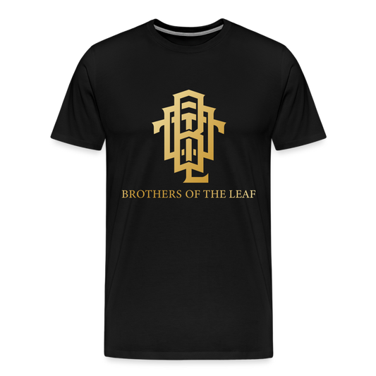 Men's Brothers of the Leaf Ombre’ Monogram T-Shirt - black