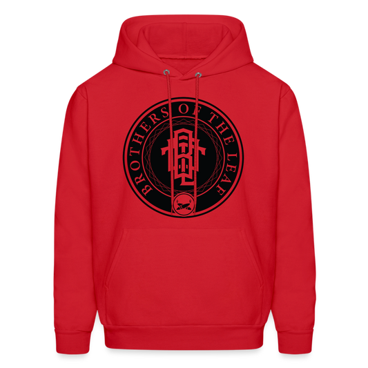 Brothers of the Leaf Seal Men's Hoodie - red